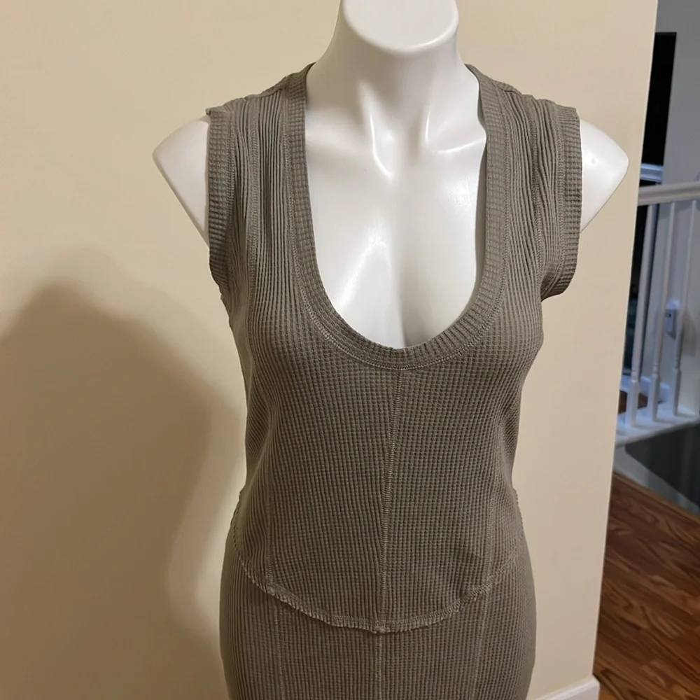 Free people Rib Knit Midi dress size S women NWOT
